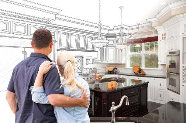 Professional Kitchen Island Installation technician working in Norristown, PA